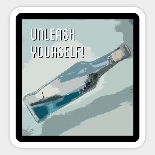 Unleash Your Potential Sticker by 4code